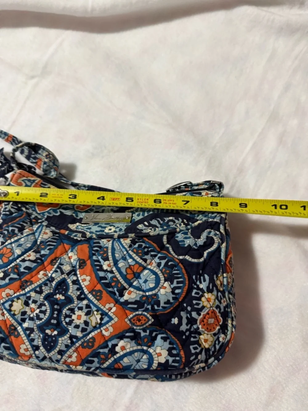 Vera Bradley Marrakesh Mini Crossbody Bag Blue Orange